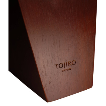 Tojiro Orzechowy blok do noży z magnesem