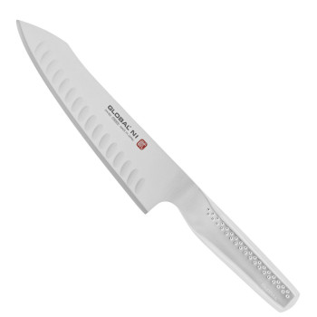 Global NI Orientalny nóż szefa kuchni 20cm żłobiony