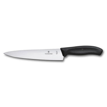 Victorinox Swiss Classic nóż 19cm czarny ostrze gładkie