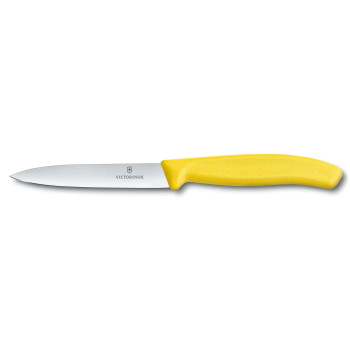 Victorinox Swiss Classic nóż 10cm, żółty ostrze gładkie
