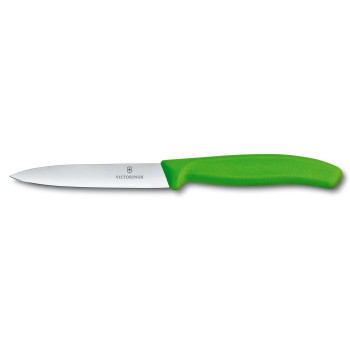 VictorinoxSwiss Classic nóż 10cm, zielony ostrze gładkie