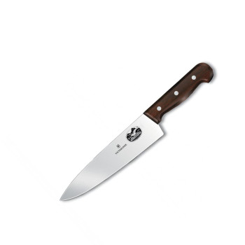 Victorinox nóż Szefa Kuchni, ostrze gładkie, 20cm, drewno