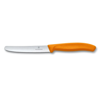 Victorinox Swiss Classic nóż 11cm,pomarańcz,ostrze ząbkow