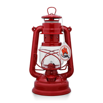 Lampa naftowa Hurricane Baby Special  FEUERHAND czerwona